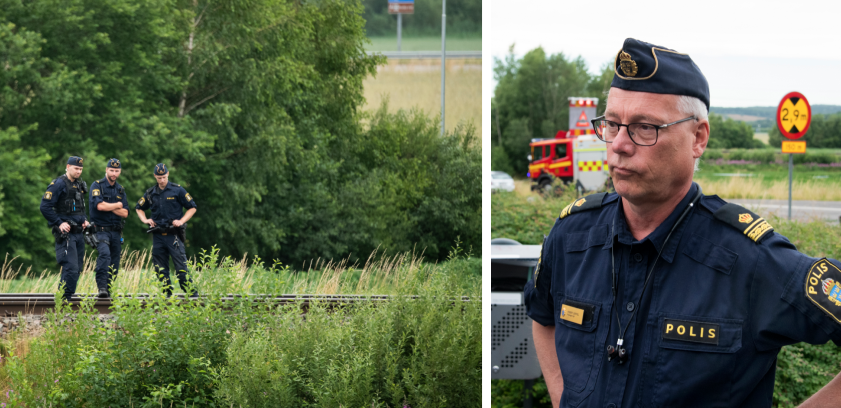Polisen Robert Loeffel är förtegen om olyckan i Hässleholm.